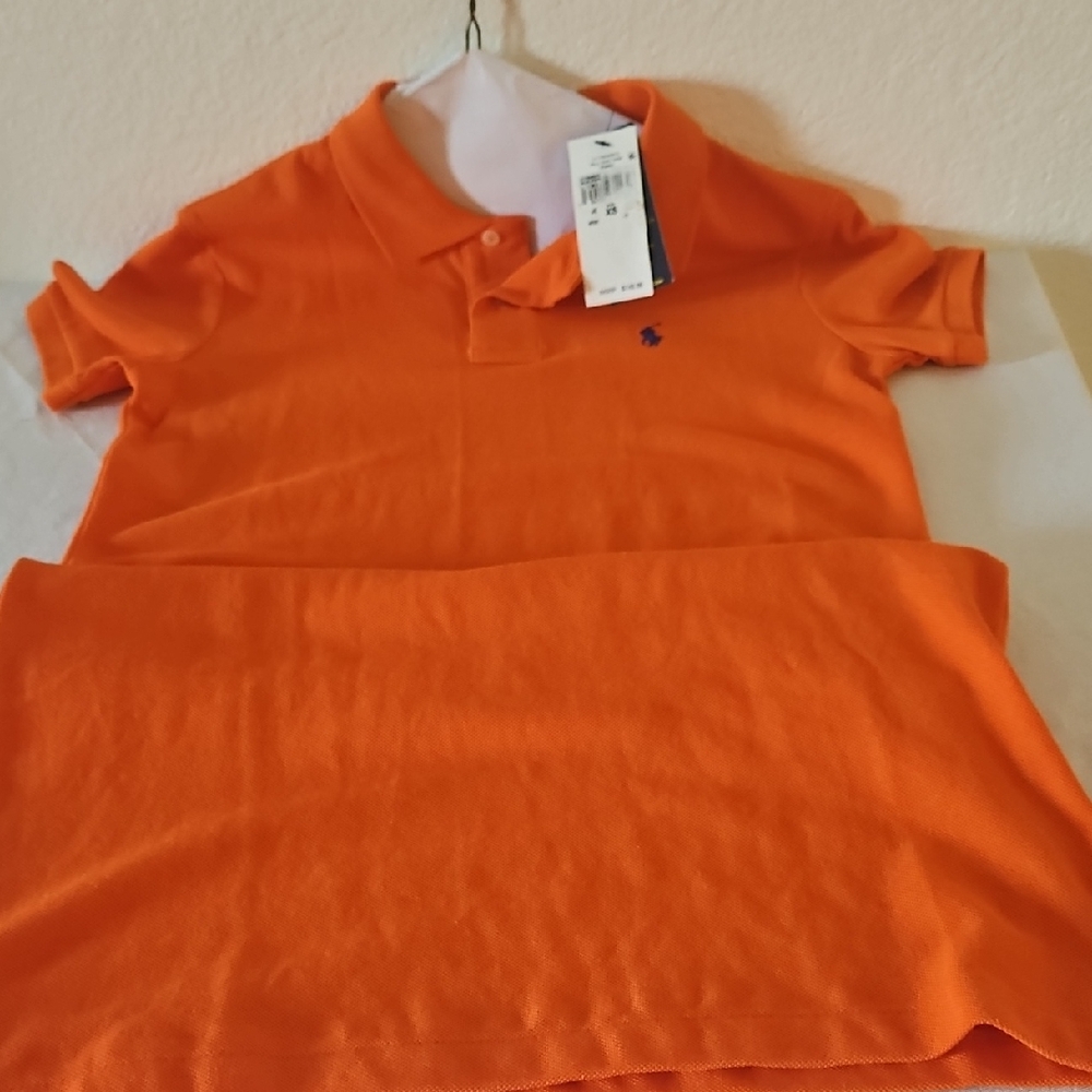 Polo by Ralph Lauren Bright Orange Polo Shirt